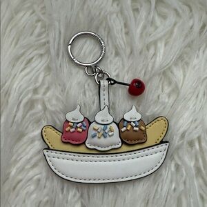 Michael kors Banana Split Keychain with Sprinkles gently used